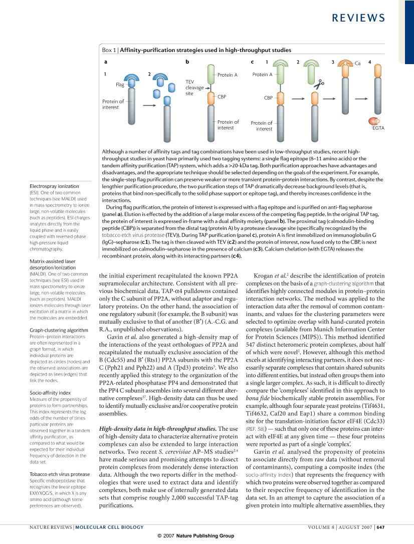 Analysis of protein complexes using mass spectrometry3ҳ