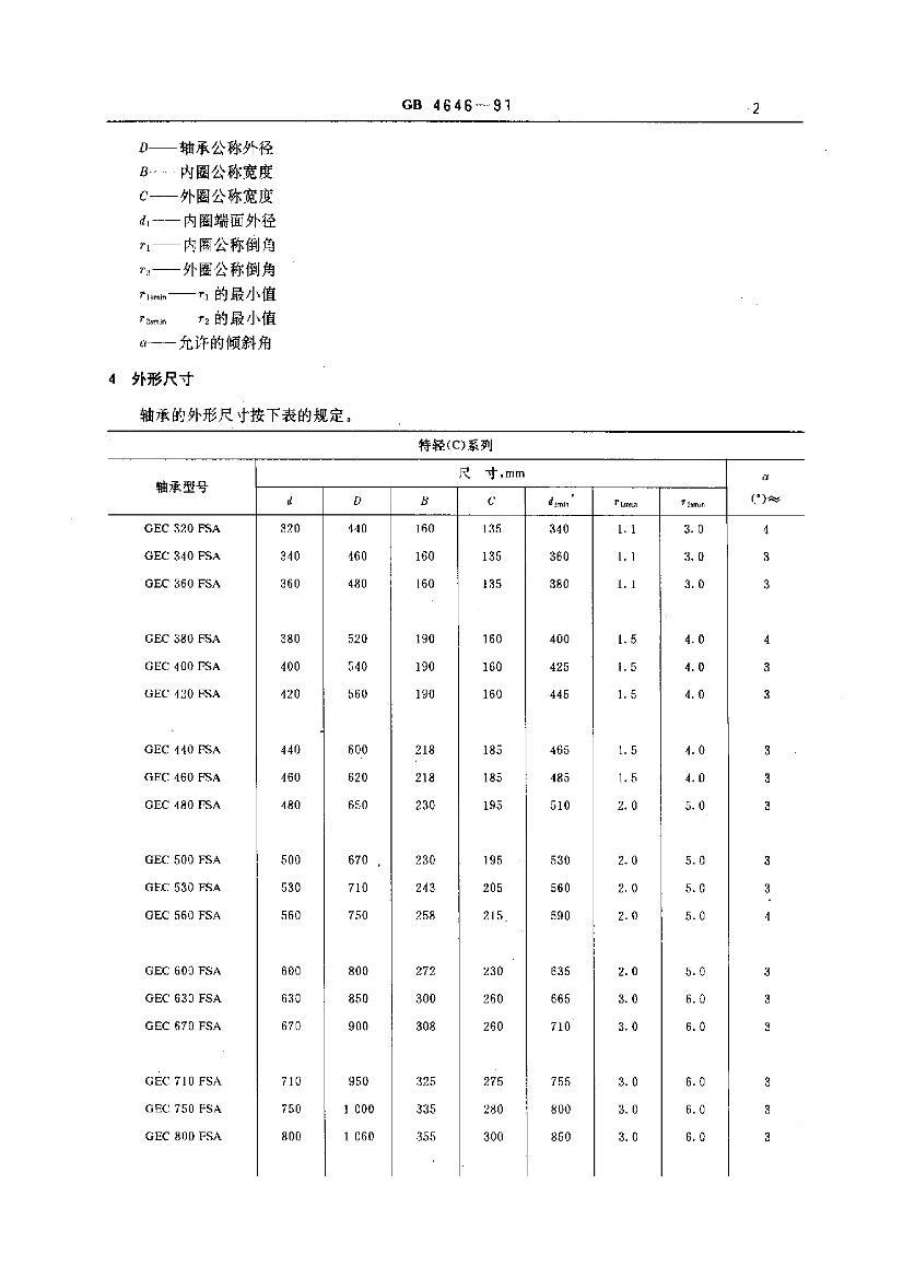 GB 4646-91 GECFSA Ĺؽγߴ2ҳ